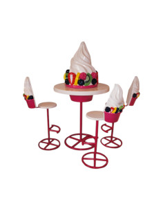 Jogurt- zestaw stół+krzesła