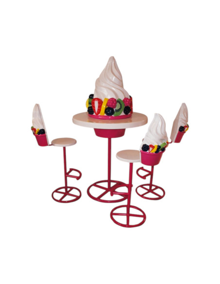 Jogurt- zestaw stół+krzesła