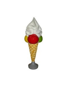 Lód z kulkami na podstawie