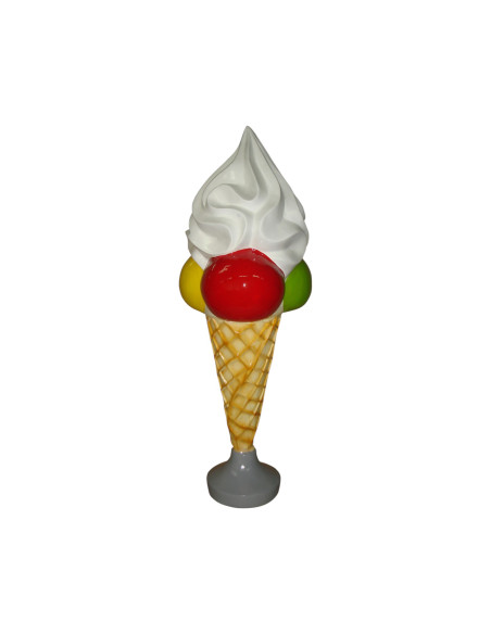 Lód z kulkami na podstawie