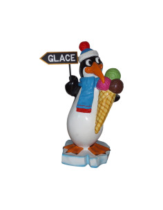 Pingwin z lodem i tablicą 150cm